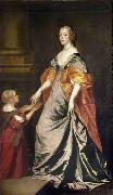 Anthony Van Dyck Portrait of Mary Villiers oil painting